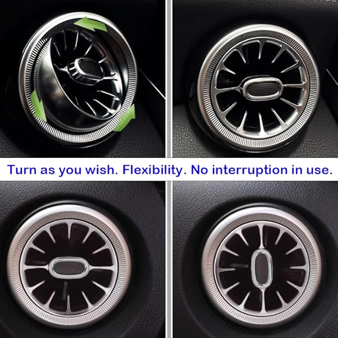 12 Colors Air Vent LED Ambient Light Atmosphere Lamp For Mercedes Benz W246 B-Class