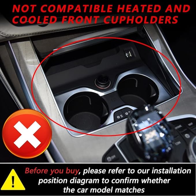 Wireless Car Charger Compatible with BMW X5 X6 X5M X6M 2020-2022 Center Console Accessory Panel, 15W Qi Fast Charging Phone Pad for F85/F86 Support Original NFC, size