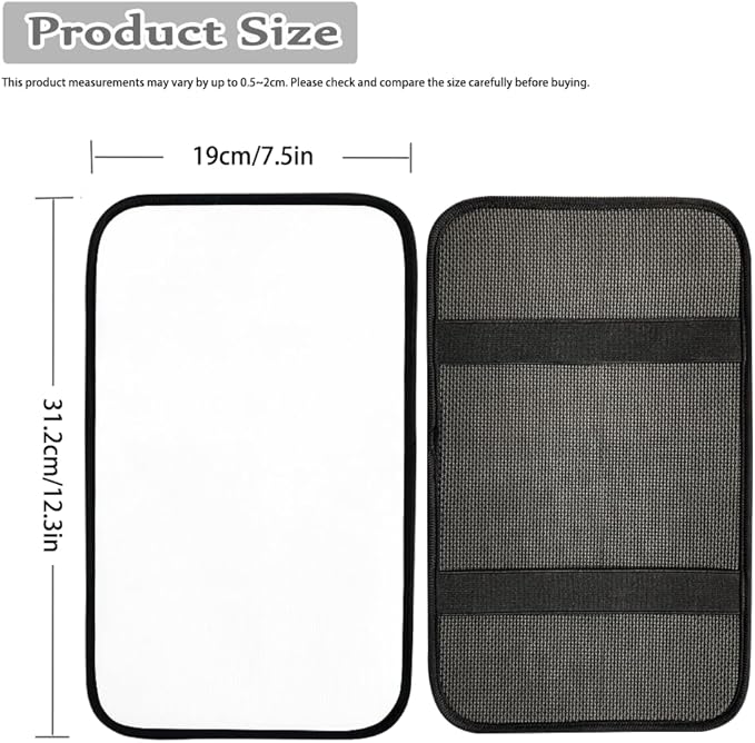 Brown Bear Car Center Console Armrest Cover Pad Universal Decorative Automotive Armrest Cover Pad for Truck Sedan SUV, Bear Car Interior Decor Accessories