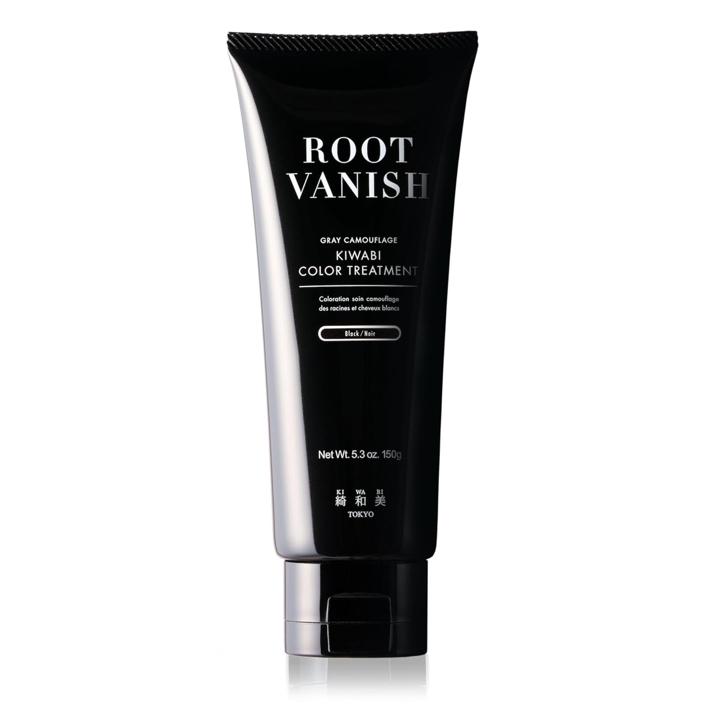 Color Treatment for Gray Coverage – Subtle, Gradual Semi-Permanent Hair Color – Hydrating, Sulfate-Free, Ammonia-Free, Vegan Color Depositing with 31 Botanical Extracts (Black)