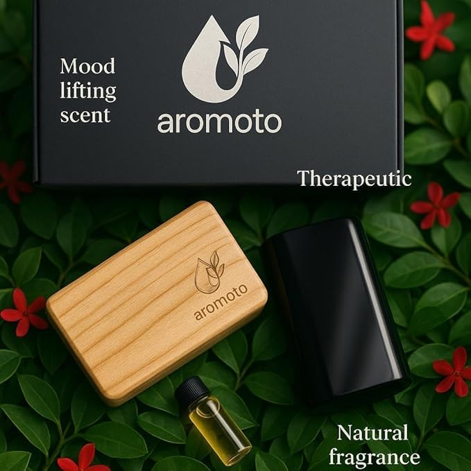 Wooden Car Air Freshener – Premium Natural Scents for Every Drive – Car Odor Eliminator (Ocean)