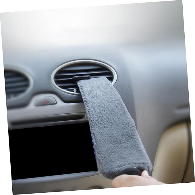 Zerodeko 5pcs Car Vent Cleaner Brush Soft Bristles Mini Duster for Automotive Air Conditioner Outlets Compact Detailing Tool for Efficient Car Interior Cleaning