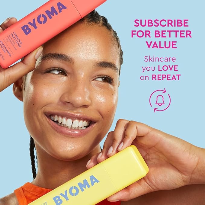 BYOMA Hydrating Serum - Moisturizing Facial Serum with Squalane, Glycerin & Ceramides - Hydrating for Glowing, Dewy Skin - 1.01 fl. oz