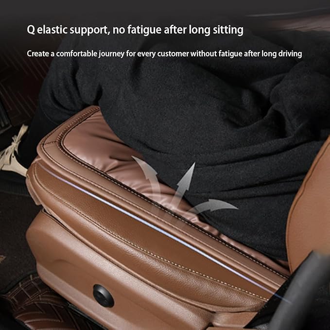 Car Seat Cushion,Personalized Lumbar Support Cushion (Orange,Three-Piece Set)