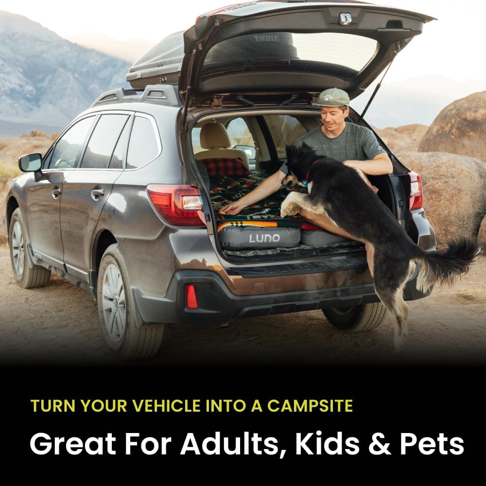 Luno AIR Mattress 2.0 Car Camping - Fits Subaru Ascent, Ford Explorer, & More