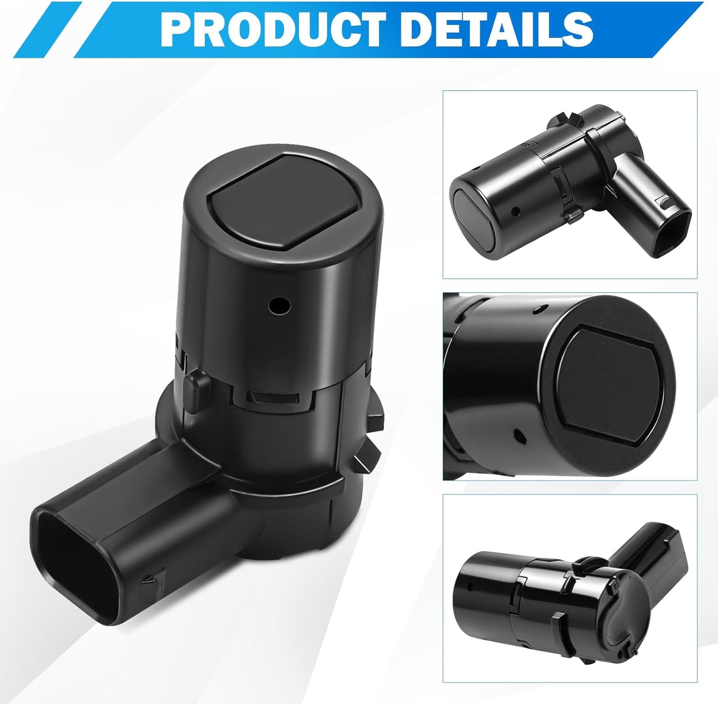 4 Pack Backup Rear Parking Aid Assist Sensor Compatible with Ford F150 F250 F350 E-150 E-250 Escape Explorer Lincoln Mercury Mariner Mountaineer - Replace# 684-029 3F2Z15K859BA 4F2315K859AA T36006