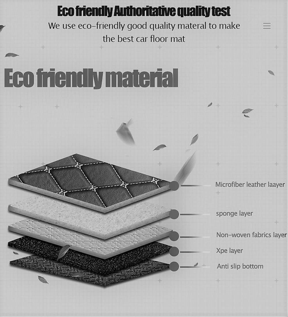 Custom Car Floor Mat Compatible with BMW Mercedes-Benz Toyota Cadillac Lexus Honda Infiniti Nissan Hyundai Kia Audi All Models Cars Sedans SUVs Automotive Mats (Light Brown)