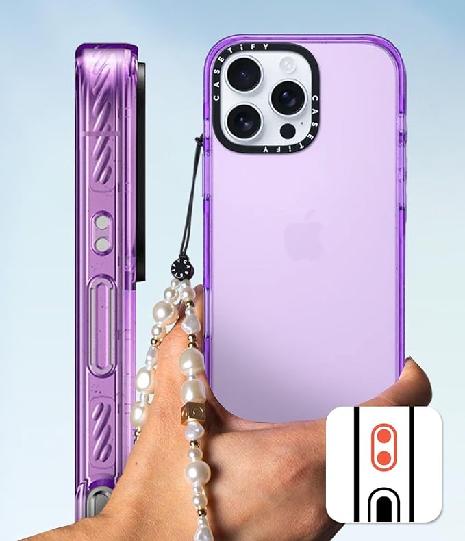 CASETiFY Impact iPhone 15 Pro Case [4X Military Grade Drop Tested / 8.2ft Drop Protection/Compatible with Magsafe] - Lisbon Love Summer Flowers Clear - Clear Black