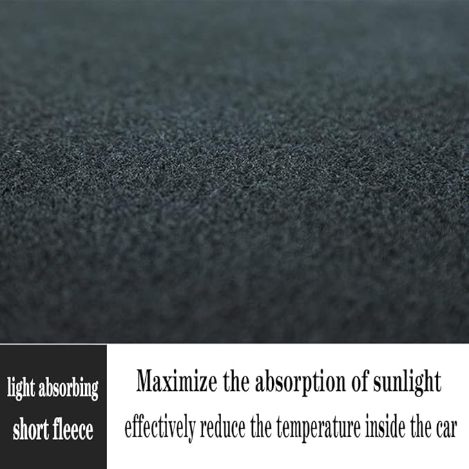 Dashboard Covers for 2007-2013 Chevy Silverado(Single Storage Box),Polyester Dash Cover mat,Car Dash Board Protecter Cover,Interior Dash Cover Mat,Blue