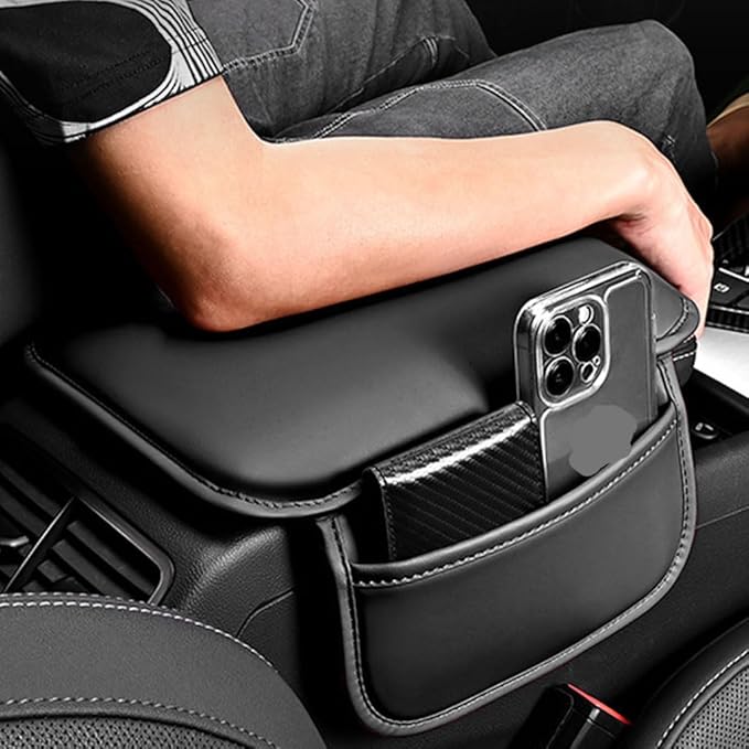 Arm Rest Pad Car for VW Routan 2008-2013, Car Center Console Cover Car Armrest Cushion Armrest Box Pad Car Accessories,Beige