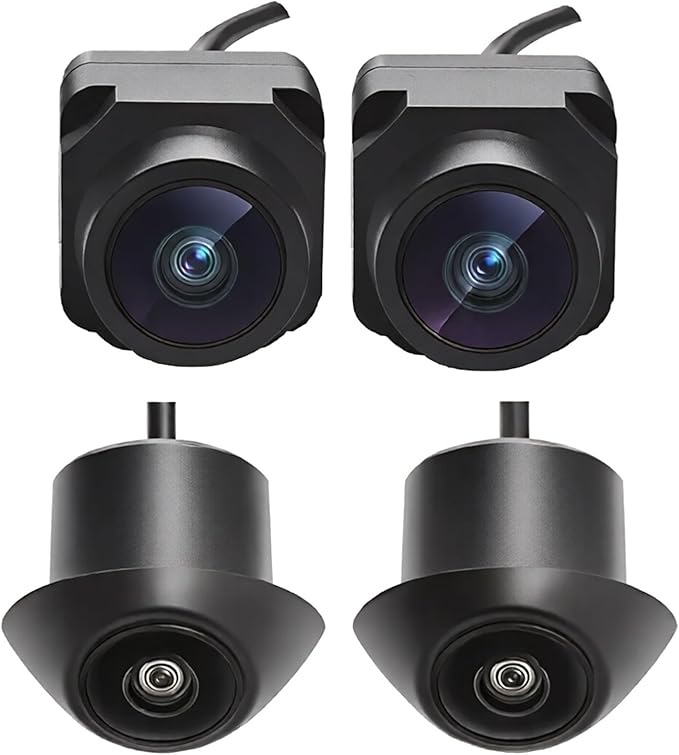 BY-J 360-Degree Panoramic Camera System for Android, 3D 1080P, with Mounting Accessories and Video Cables (360 Camera-1080P)