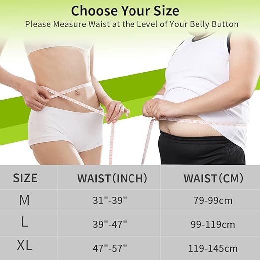 HONGJING Back Support Belt with Heat for Lower Back Pain Relief, Rechargeable Back Bace with 3 Temperature for Herniated Disc, Sciatica, Works for Men or Women (M)