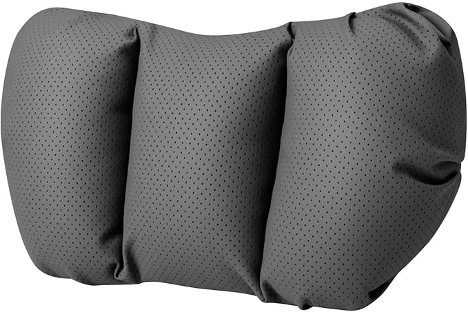 Car Neck Pillow & Lumbar Support for Kia Telluride Carnival Cadenza Stinger Ergonomic Breathable Mesh Auto Seat Back Cushion Headrest,Black-Neck Pillow