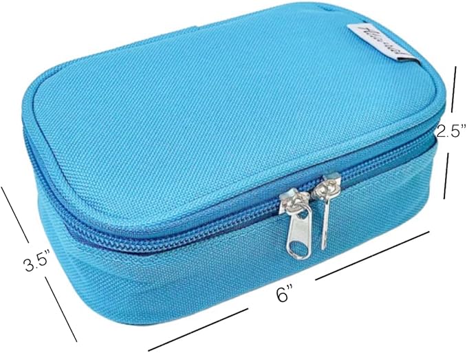 Mini Insulated Snack Bag, Lunch tote, Insulin Bag (purple)