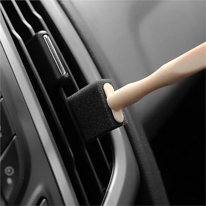 Cleaning Brush for car Interior Cleaning Car Air Conditioner Vent Cleaner Cleaning Brush Detailing Scrub Outlet Wash Duster Dust Removal Auto Interior Clean Tool(50pcs)