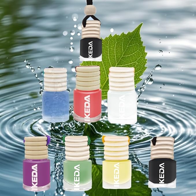 Automotive Air Freshener 4ml Car Scents | 45-Days Keep Fragrance | Automobile Hanging Diffuser Bottles | Remove Auto Odor Long-Lasting Fresh Air for Home Deodorizer (Dark Night)