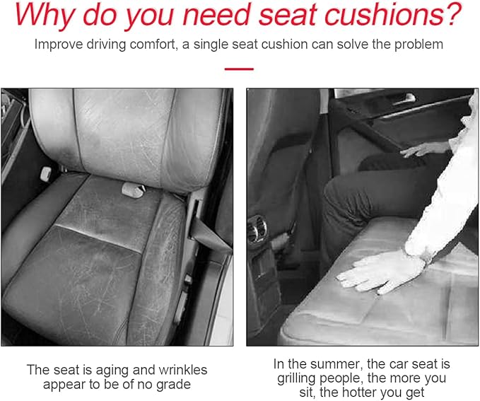 Moly Magnolia Car Seat Cover/Protector, Car Seat Cushion, Breathable, Comfort, Universal for Most Vehicles, Automotive Interior Seat Protector, Car Seat Cover for Men and Women (Coffee)