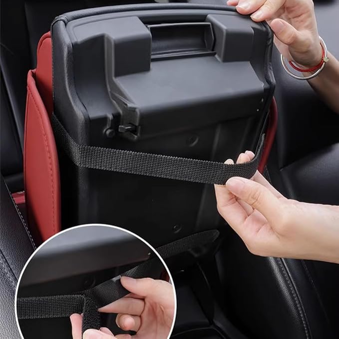 Car Armrest Pad for BMW X3 G01 F25 E83 2003-2019 2020 2021 2022 2023 2024 Leather Armrest Box Mat Center Console Cushion Pad Universal Armrest Seat Box Cover Protector,Black, normal