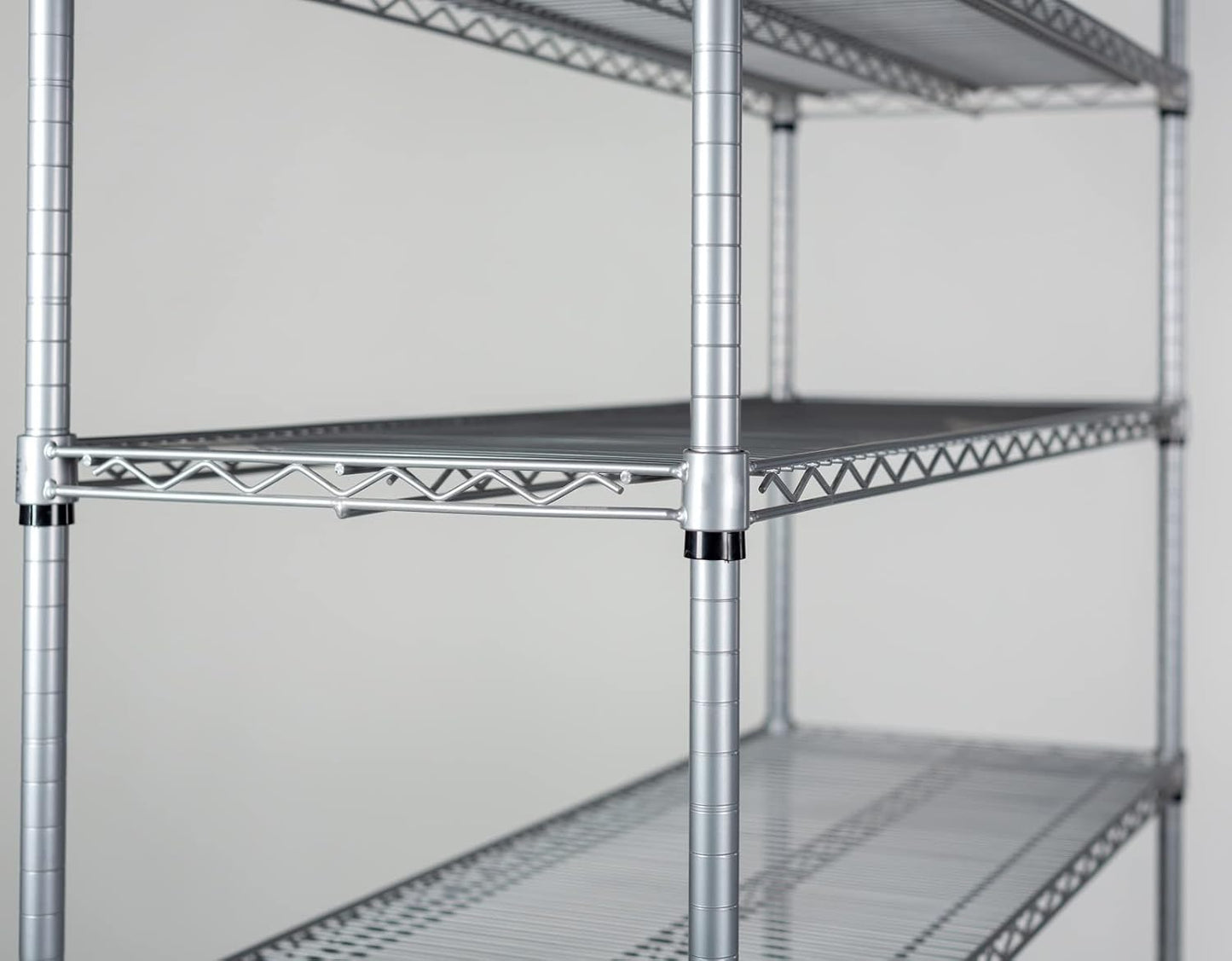 Omega 18" Deep x 24" Wide x 54" High 3 Tier Gray Starter Shelving Unit