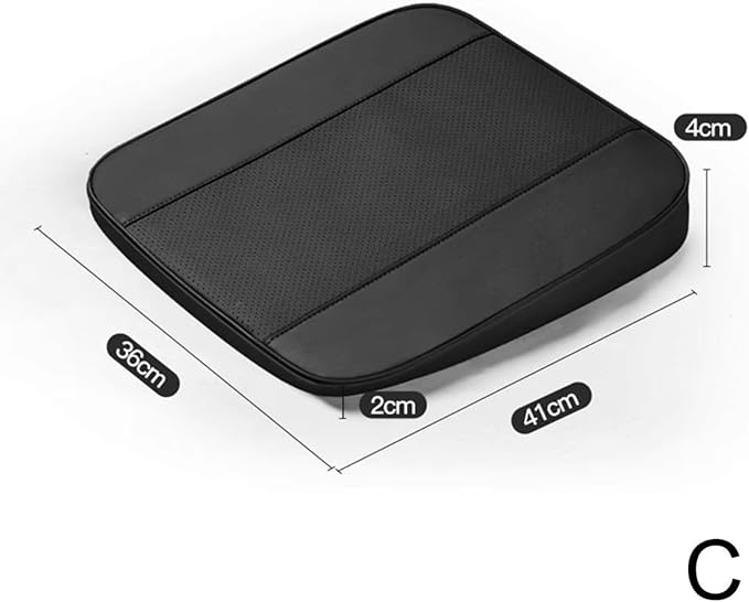 Memory Foam Car Seat Cushion for BMW X5 G05 2018-2023, Wedge Booster Lumbar Support Pad for Drivers Office with Non-Slip Base,Brown-4cm