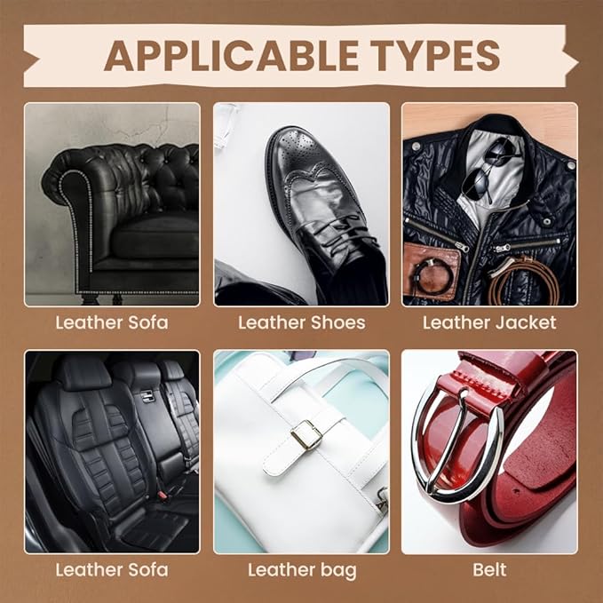 2025 New Leader Cleaning and Care Cream & Cleaning Paste for Leather Care, Automotive Interior Leather Cleaning Cream, Car Leather Conditioner Oil Paste, Leather Repair Kit for Car, Furniture (2PCS)