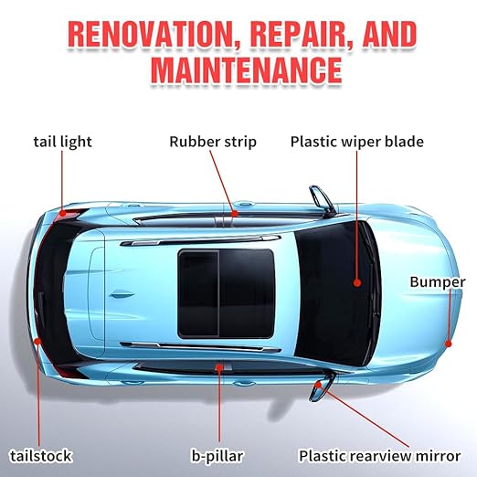 Plastics Parts Crystal Coating, 2025 New Leather Plastic Polishing Renovation Coating Agent, Car Trim Restorer with Sponge, Crystal Coating for Cars Interior or Exterior (3)