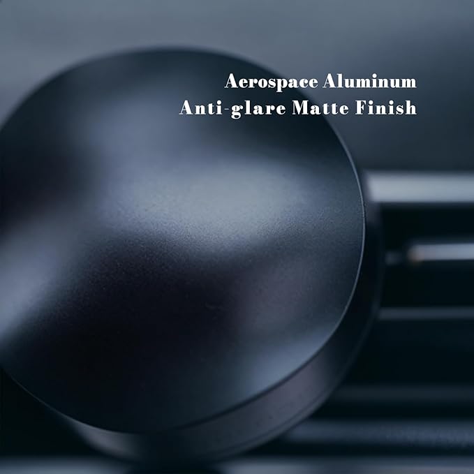 THEDOTS Gray Matte Metal Car Vent Clips, Refillable Air Freshener Car Decor, Moroccan Mint Tea Scent