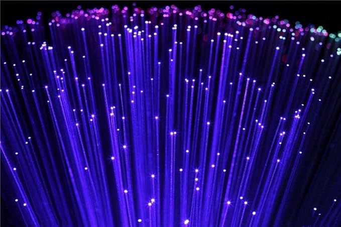 AKEPO End Glow Fiber Optic Light Cable 450pcs*9.8ft/3m*Ф0.03in/0.75mm, PMMA Optical Plastic Cable for LED Star Ceiling Sky Light Kit and Fiber Optical Lighting Decoration (Without Light Source)