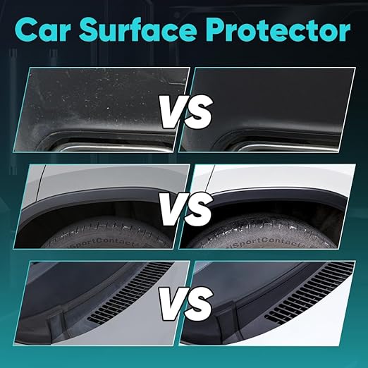 Crystal Coating for Car Plastic Parts - Plastic Trim Restorer to Restore Faded Surfaces - Long Lasting Shine, Easy Wipe-On for Dashboard, Door Panels & Exterior Trim (5)