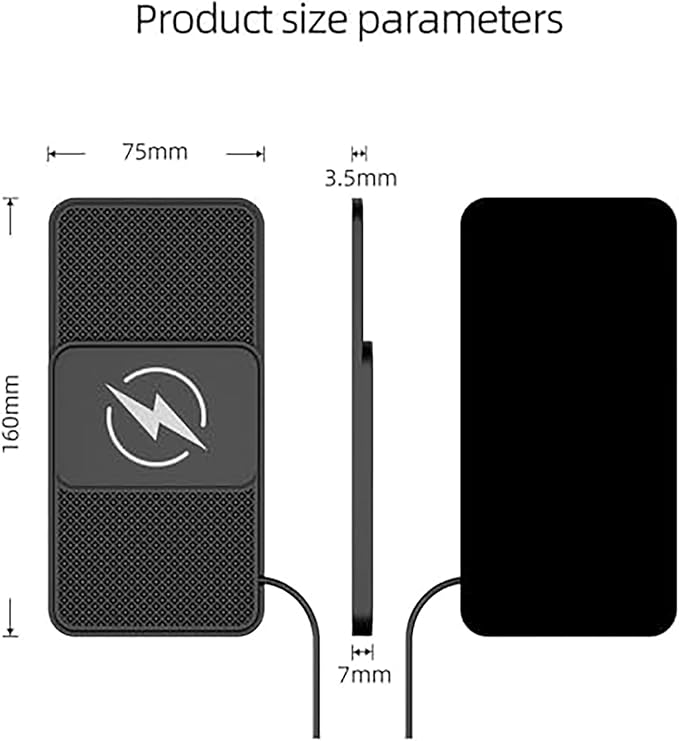Wireless Car Charger Pad for Toyota RAV4 Hybrid (2018-2024) 5. Generation,20W Fast Wireless Phone Charger Cell Phone Cordless Charging mat,Non-Slip Phone Charging,30cm Cable Type-C