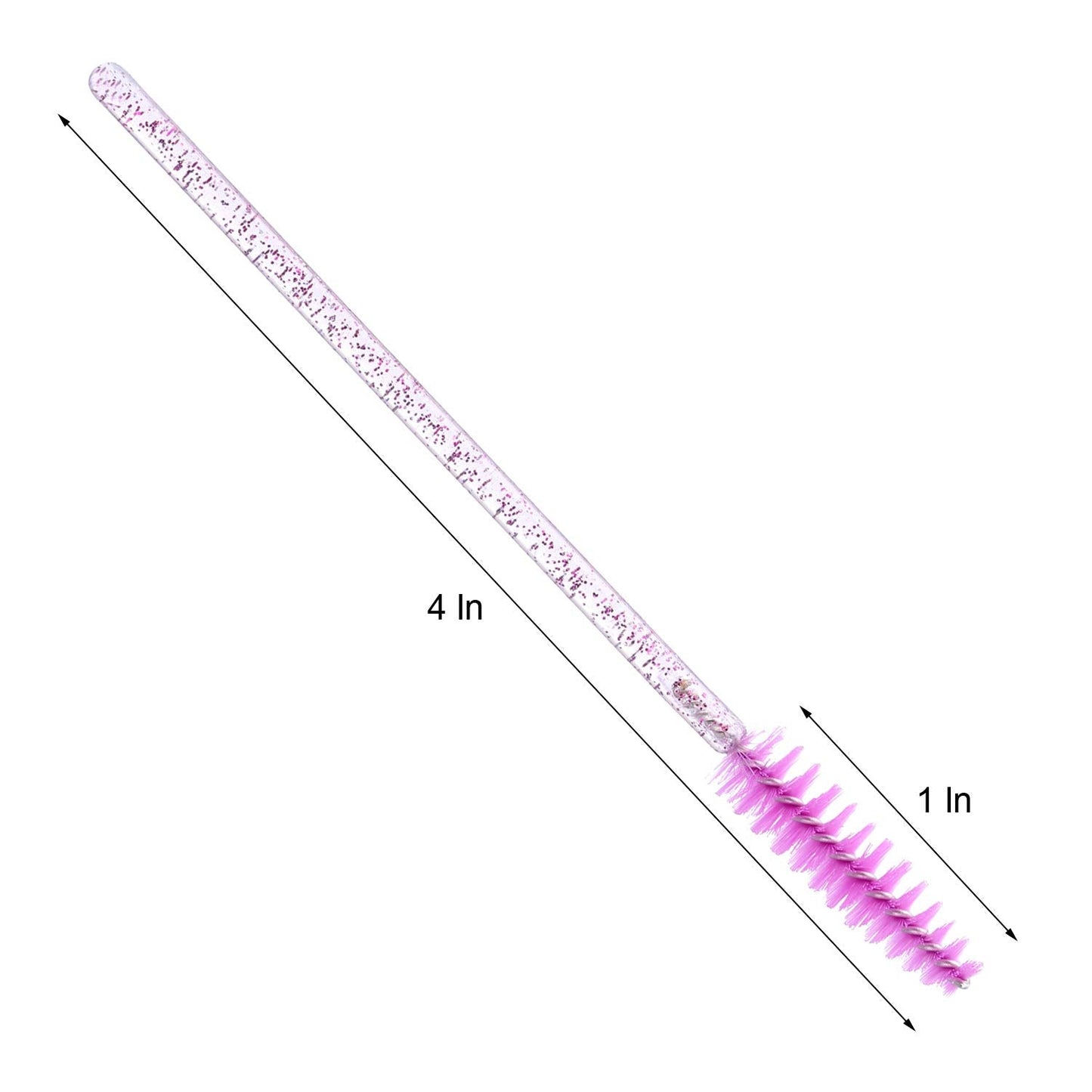 Tbestmax 2000 Disposable Mascara Wands Eyelash Brush Spoolies for Eyebrow Eye Lash Extension Colorful
