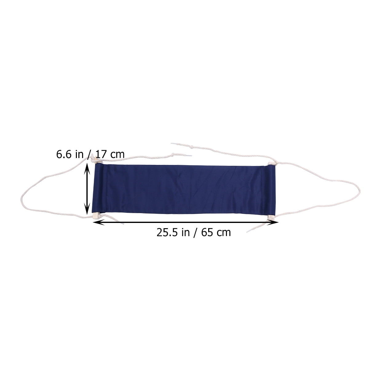 FONWILYO 1Pcs Portable Desk Foot Hammock Bamboo Canvas Material for Home and Outdoor Use Dark Blue