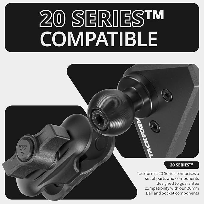 Tackform Link Vent Mount Magnetic Phone Holder - Compatible with 2021-2025 Ford F150 & Raptor, 2023-2025 Ford Super Duty | Aluminum | 2" Arm | Green | (NOT MAGSAFE Compatible)