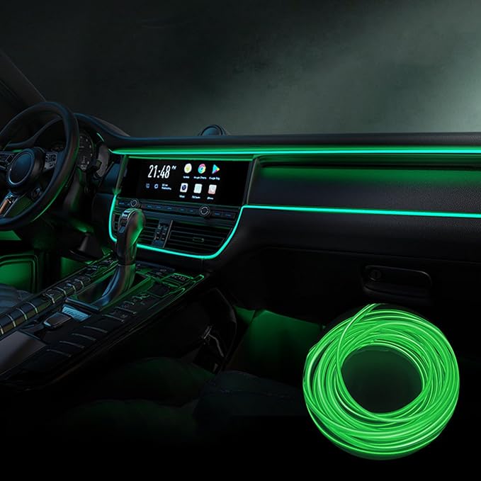 Car Interior Lights for Mercedes Benz SL-Class W198 W121 W113 R107 R129 LED Car Interior Atmosphere Lamp Car Ambient Lighting Kits,Green