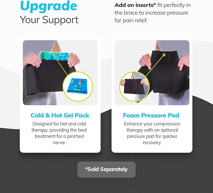 BraceAbility Plus Size Low Back Brace - Compression Lower Back Support Belt for Sciatica, Heavy Lifting at Work, Herniated Disc, Workouts, Sleeping, Lumbar Support, Back Pain in Women and Men (3XL)