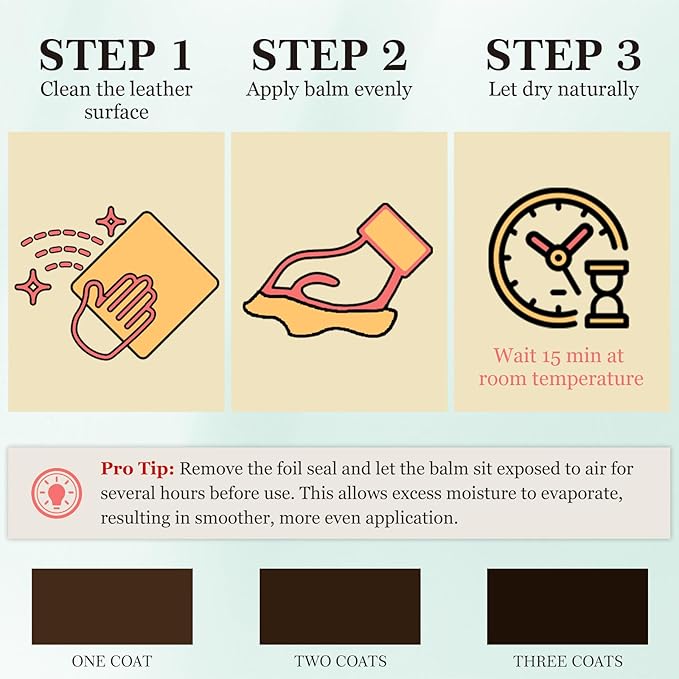 Leather Color Restorer, Recoloring Balm, Scratch Remover, Dye, Paint, Repair Kit for Furniture, Couches, Car Seats, Shoes, Bags, Maroon