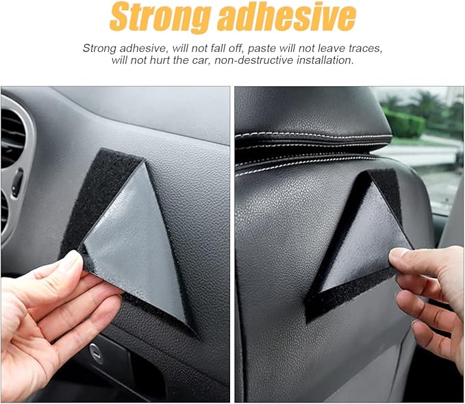 Moly Magnolia Car Seat Side Pocket Organizer, American Flag PU Leather Storage Bag, Pen Phone Holder Tray Pouch Seat Gap Filler, Interior Accessories for Auto Door Window Console (Gray)
