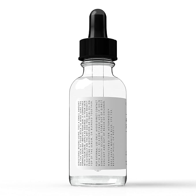 Asterwood Argireline Serum with Hyaluronic Acid - Peptide Serum for Face - Wrinkle Reducing, Anti-Aging, Nourishing - Fragrance-Free - 1 Fl Oz