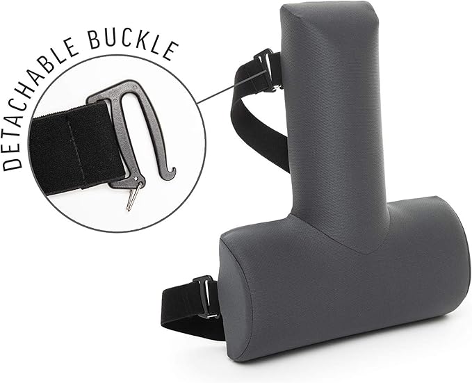 OPTP Thoracic Lumbar Back Support - Full Back and Lumbar Support for Improved Sitting Posture, Upper/Lower Back Support for Chair, and Car Back Cushion for Travel