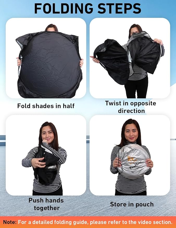 EcoNour Windshield Sunshade Compatible for Mercedes-Benz E-Class 2010-2014 2015 2016, Sun Visor for Front Windshield & Window Sun Shade Cover, UV Heat Blocker & Protector, Car Accessories