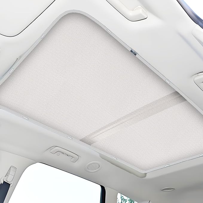 Car Sunroof Shade Compatible with Mercedes Benz GLE 350/450 2015-2019, Foldable Glass Roof Sunshade with Storage Bag, Heat Insulation Sun Protection Roof Interior Sunshade