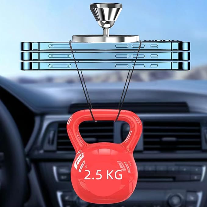 Magnetic Phone Holder for Car, [ 2 Groups Super Strong Magnet ] [ 360° Rotation ] Universal Dashboard Car Mount Holder Compatible with All Smartphones (Black)