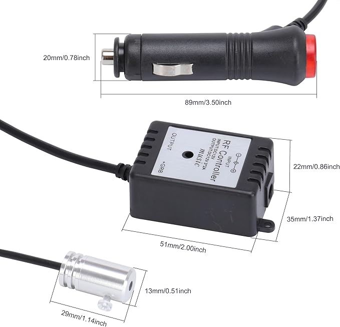 Car Ambient Lighting Optic Fiber 8 Colors Music Sound Active with RF Remote Control Car Decorative Atmosphere Lighting Kit DC 12V 1W 6m