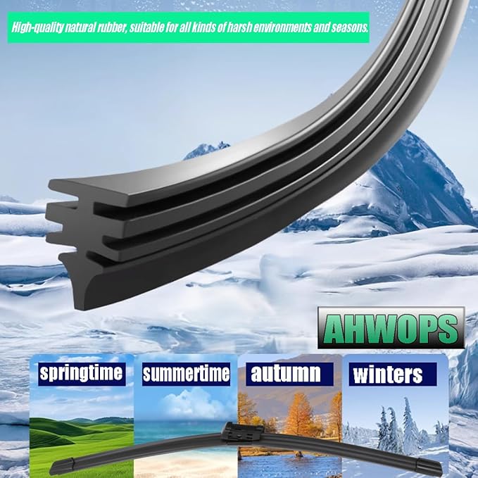 3 Wiper Front and Rear Wiper Blades for Chevy Bolt EV 2017-2021, OE Original Style (26″/26″ Front/12″ Rear) For My Car
