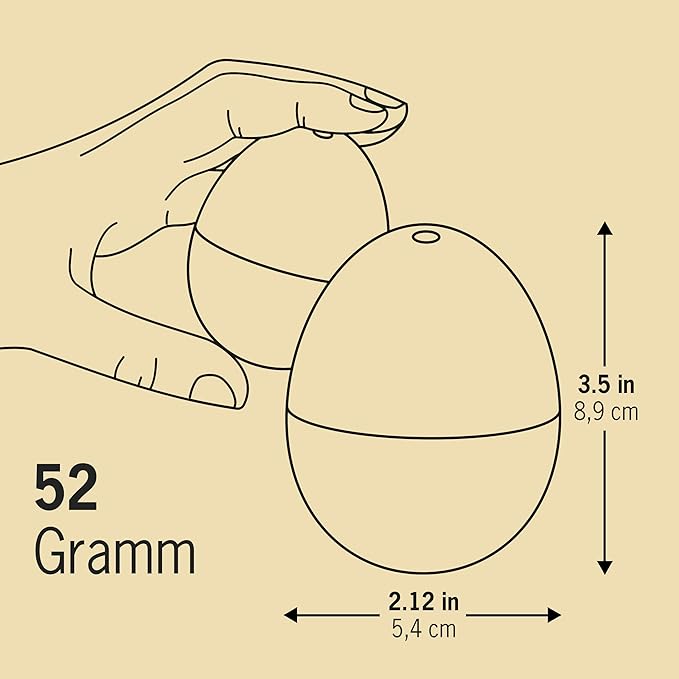 BrainStream 80s BeepEgg - Retro-Style Boiling Timer with Musical Alerts - Ensures Soft, Medium, Hard-Boiled Eggs, Works with Any Egg Size - Fun 80s Tunes for Precise Cooking, Made in Germany