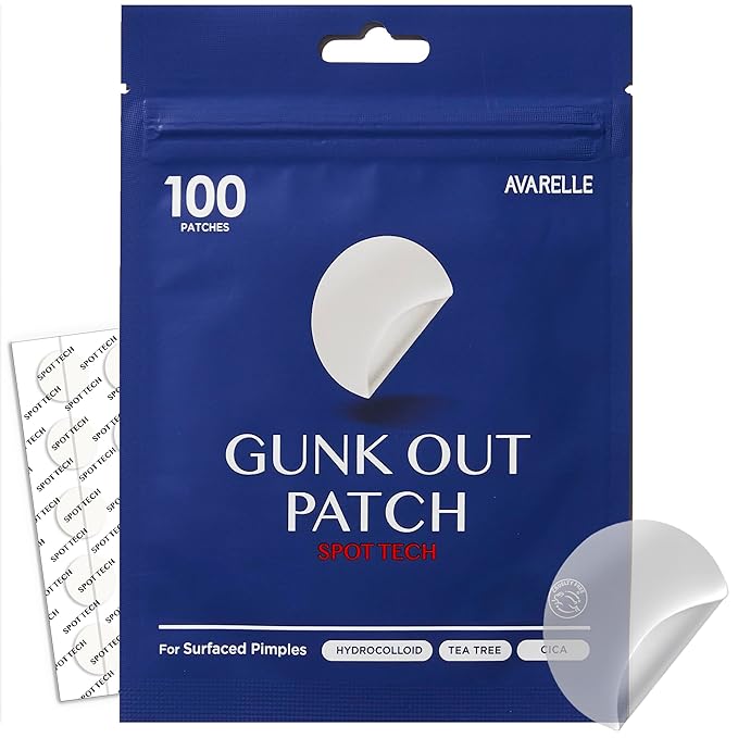 AVARELLE Triple Patch Kits Hydrocolloid Acne Patches, Acne Spot Treatment for Blemishes and Zit with Tea Tree Oil, Calendula Oil and Cica Oil for Face, Vegan, Cruelty Free(40 CT + Support)