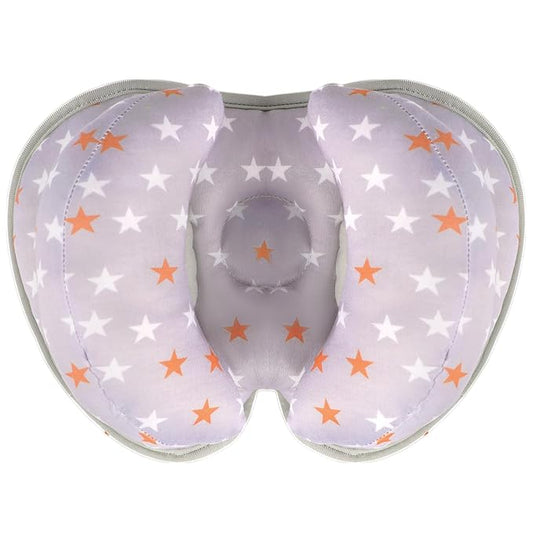 KAKIBLIN Baby Head Neck Support Pillow, 2 in 1 Banana Neck Pillow for Baby, Babies Travel Pillow for Stroller Neck Support for Newborn, Adjustable Head Pillow for Kids (Pentagram)