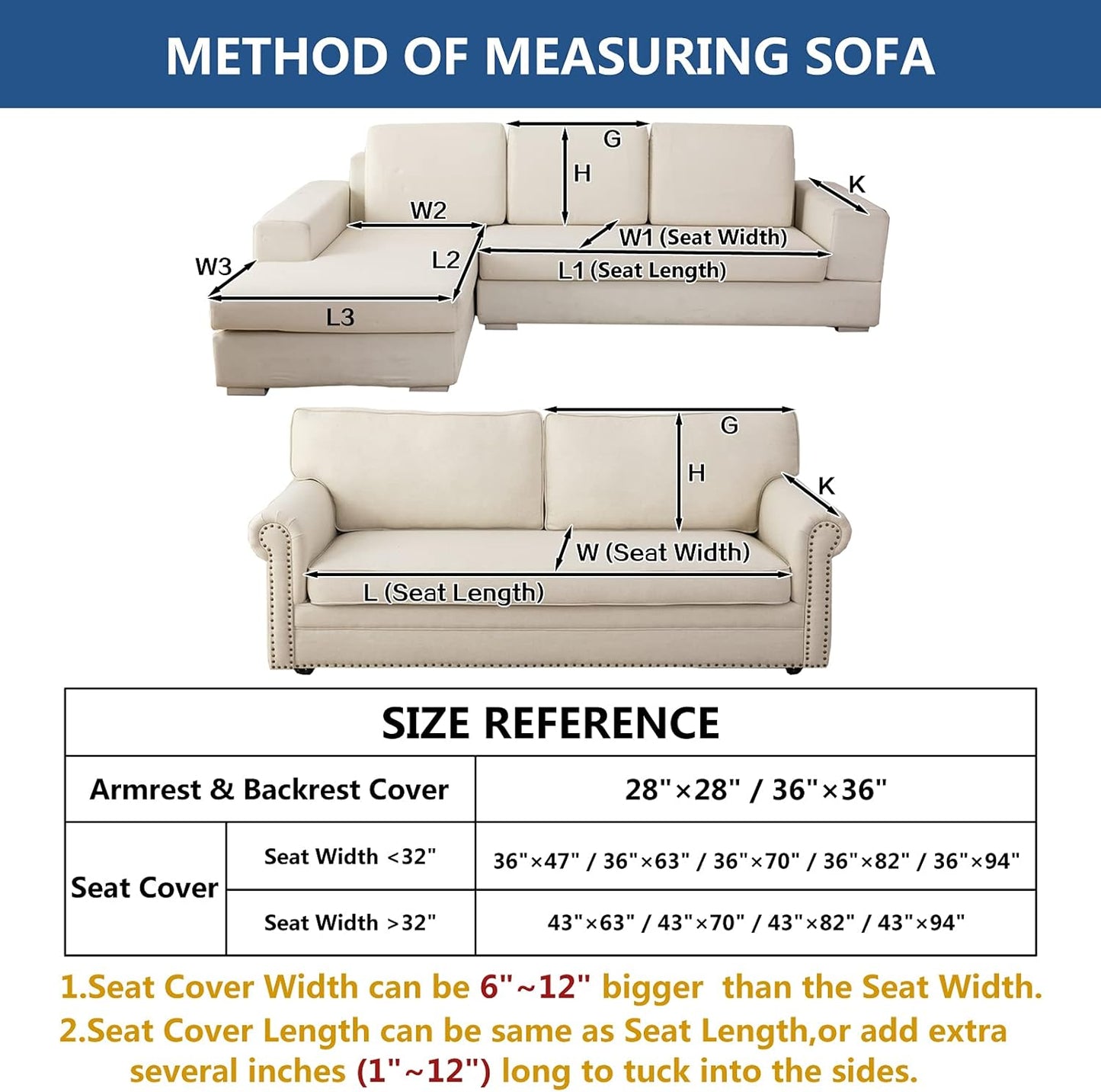 Eismodra Couch Cover,Sectional Couch Covers,Sofa Covers for 3 Cushion Couch,Anti-Slip Sofa Slipcovers for Dogs Cats Kids Loveseat Recliner L Shaped Armrest Backrest,Brown 36''x94''(Only 1 Piece)