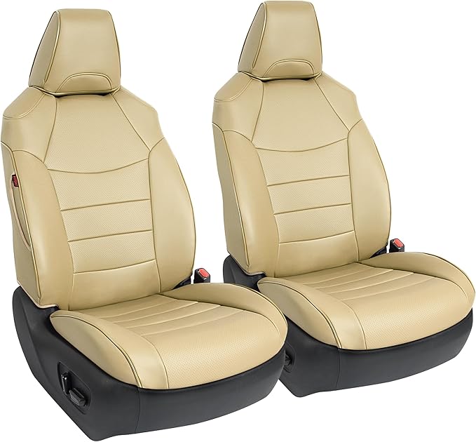 Custom Fit RAV4 Only Hybrid Seat Cover for Toyota RAV4 2019 2020 2021 2022 2023 2024 2025 Prime&Hybrid SE/XSE,Faux Leather,2-Row Full Set,(Beige)