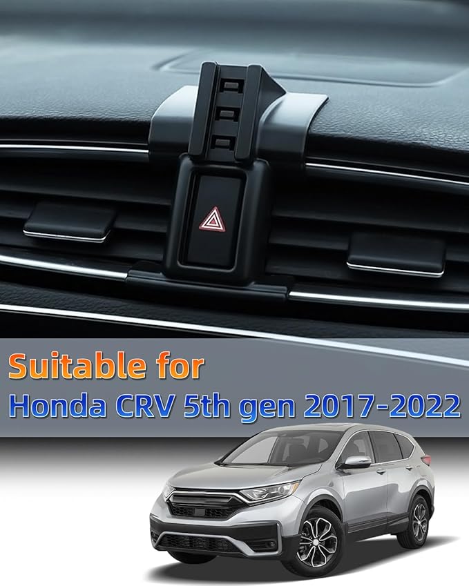 PZK Car Phone Mount for Honda CRV CR-V 2017 2018 2019-2020 2021 2022 Accessories 5th Gen CRV Custom Air Vent Car Phone Holder Magnetic Hands Free 360° Rotation Phone Automobile Cradles